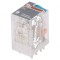Releu electromagnetic 4PDT cu bobină de 12VDC - 6A