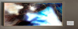 Tablou abstract albastru XXL 170x70cm Galerie arta online Picturi la comanda, Ulei