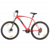 Bicicleta montana, 21 viteze, roata 29 inci, cadru 53 cm, rosu GartenMobel Dekor, vidaXL