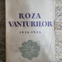 ROZA VANTURILOR de NAE IONESCU , 1937 , EDITIE PRINCEPS