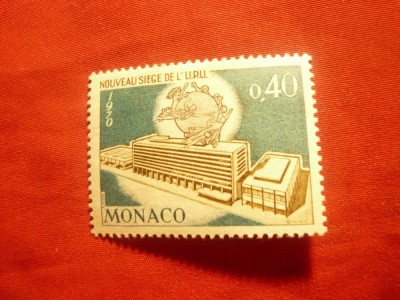 Serie Monaco 1970 - Noul Sediu UPU Berna , 1 val. foto