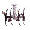Cultivator Motocoasa 28mm, 9 Dinti, 30cm Latime, 12cm Adancime, Otel/Fonta - Afanare, Prasit, Aerisire Gazon