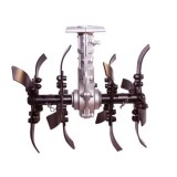 Cultivator motocoasa, diametru 28 mm, interior 9 dinti, otel si fonta, latime 30 cm, adancime 12 cm