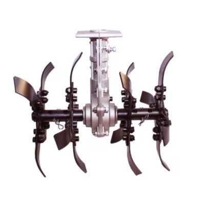 Cultivator motocoasa, diametru 28 mm, interior 9 dinti, otel si fonta, latime 30 cm, adancime 12 cm foto