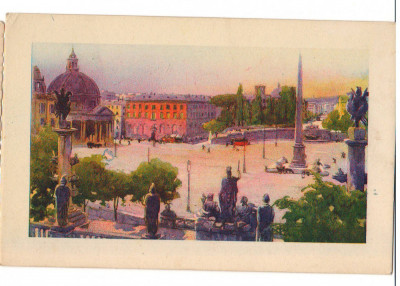 CPIB 16746 CARTE POSTALA - ROMA PIAZZA DEL POPOLO. &amp;quot;ASTRO&amp;quot;, E.V.R. VECHE foto