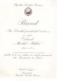 AMS# - BREVET ORDINUL MERITUL MILITAR CL. II, 1979