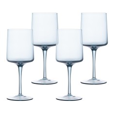 Set 4 Pahare de Vin Navaris, 400 ml, pentru vin si bauturi reci, sticla, 56212.01
