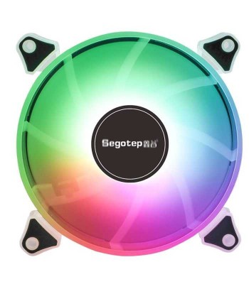 Ventilator Segotep HB-12 120x120x25mm 12V negru aRGB LED Hydraulic Bearing anti-vibratii 600-1800RPM 4pin/3pin ROMANTIC-12 foto