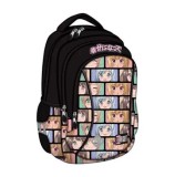 Ghiozdan St.Right BP26, colectia Colour Anime, 39x27x17 cm, 3 compartimente