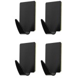 Set 4 suporti pentru prosoape ,culoare negru