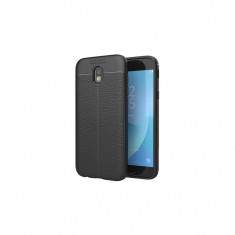 Husa Iberry Litchi Flexible Neagra Pentru Samsung Galaxy J3 J330 (2017) foto