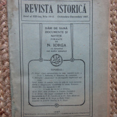 Revista Istorica anul al XIII-lea, nr 10-12, OCTOMBRIE-DECEMBRIE 1927