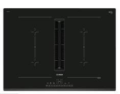 Plita cu sistem de ventilare integrat Bosch PVQ731F15E Serie 6 inductie 4 zone de gatit 70 cm Negru foto