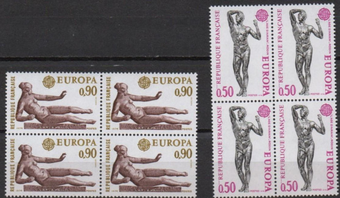 FRANTA 1974, EUROPA CEPT, Arta, serie neuzata, MNH