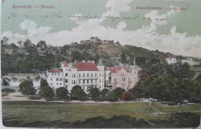 Carte postala, Brasov, vedere generala, 1908 foto