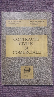 Contracte civile si comerciale, Francisc Deak, 1993, 382 pagini foto