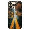 Husa compatibila cu Apple iPhone 11 Pro Max model Autumn asthenia road, Silicon, TPU, Viceversa, Transparent, Carcasa