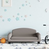 vidaXL Canapea pentru copii, gri taupe, 70x45x30 cm, material textil