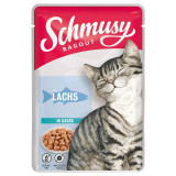 Schmusy Ragout capsulă somon &icirc;n sos 100 g