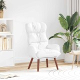 VidaXL Fotoliu de relaxare Alb 69 x 74 x 93 cm Piele artificială