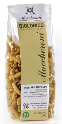 Paste maccheroni cu legume fara gluten eco 250g Marchesato foto
