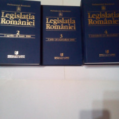 LEGISLATIA ROMANIEI anul 2000 - 3 volume ( vol.2 , 3 , 4 )
