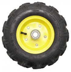 Roata roaba - TT - pentru ax 20mm - cu rulment - crampoane - 3.50-6 4PR PowerTool TopQuality foto