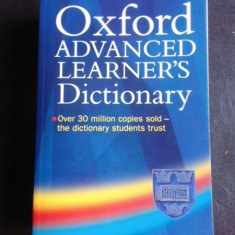 Oxford advanced learner's dictionary of current english