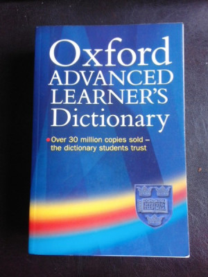 Oxford advanced learner&amp;#039;s dictionary of current english foto