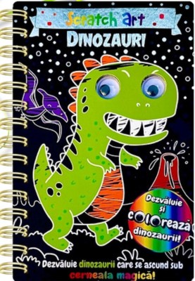 Dinozauri. Scratch Art, - Editura Flamingo foto
