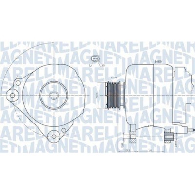 Alternator Audi A3 (8p); Seat: Altea (5p), Ibiza 4, Leon (1p, Skoda: Fabia 2, Octavia 2, Rapid Spaceback (Nh1), Yeti (5l); VW: Caddy 3, Crafter (2e), foto