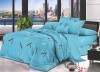 Lenjerie de pat pentru o persoana cu 2 huse de perna patrata, Seraphina, bumbac mercerizat, multicolor