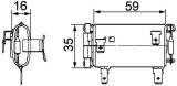 MAHLE ABR 14 000P Rezistor, ventilator habitaclu