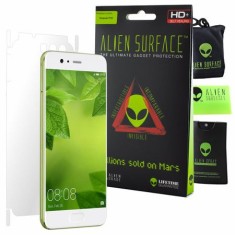 FOLIE ALIEN SURFACE HD HUAWEI P10 SPATE LATERALE + ALIEN FIBER CADOU