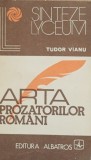 TUDOR VIANU - ARTA PROZATORILOR ROMANI