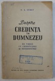 DESPRE CREDINTA IN DUMNEZEU - DE VORBA CU CREDINCIOSI SI NECREDINCIOSI de G.A. GUREV , 1956