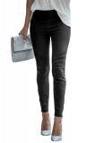 B805A-1 Pantaloni din denim cu talie inalta