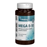 MEGA B50 CU FOLAT SI VITAMINA B12 60CPR