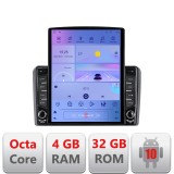 Navigatie Audi A3 8P G-049 ecran tip TESLA 9.7" cu Android Radio Bluetooth Internet GPS WIFI 4+32GB DSP 4G Octa Core