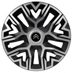 Set 4 Capace Roti 15 inchi (R15) Best Gri-Negru, Compatibile Cu Citroen foto