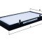 MAHLE LA 382 Filtru, aer habitaclu