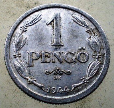 1.242 UNGARIA WWII 1 PENGO 1944 foto