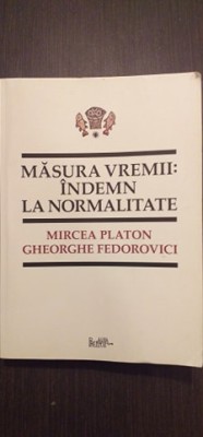 MASURA VREMII: INDEMN LA NORMALITATE - MIRCEA PLATON, GHEORGHE FEDOROVICI foto