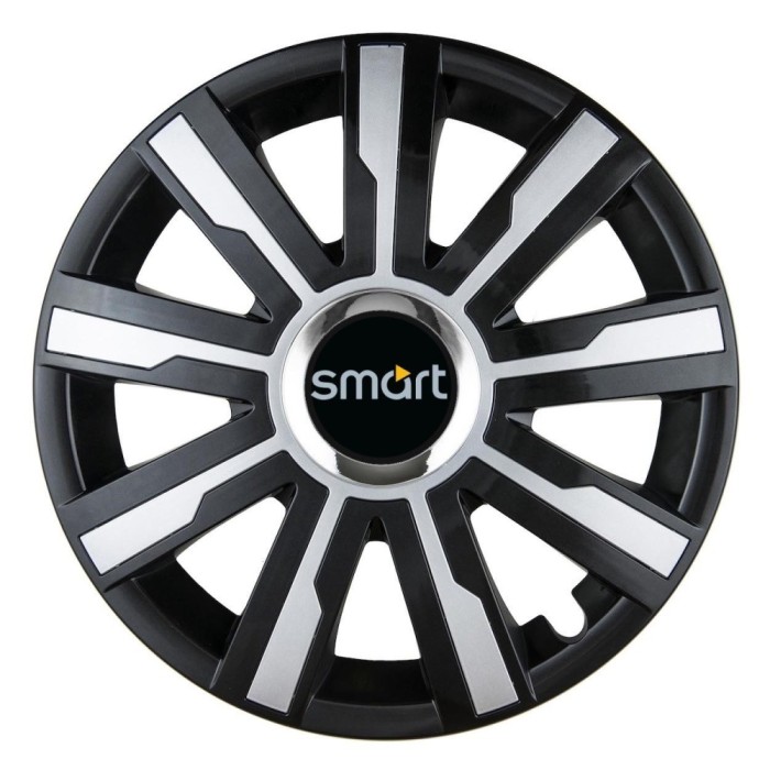 Set 4 Capace Roti Autohelix MSA&reg;, potrivite jantelor de R15, pentru Smart, model mirage