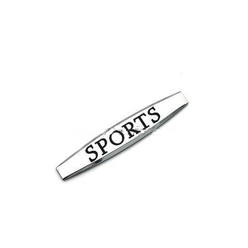 Emblema &quot;SPORTS&quot; culoare Crom Cod: YZB-71 Automotive TrustedCars