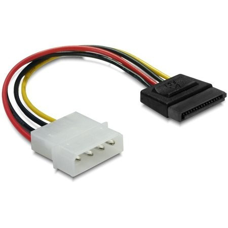Cablu Alimentare HDD SATA 15 pin Sata - 4 pin Drept , lungime 15 cm. |  Okazii.ro