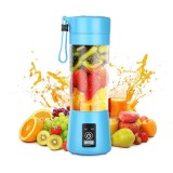 Mini Blender Portabil Reincarcabil cu USB din Plastic 380ml