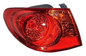 Stop spate lampa Hyundai Elantra (Hd), 10.06-08.10, spate, omologare ECE , fara suport bec, exterior, semnalizare portocalie, 92401-2H000; 92401-2H01