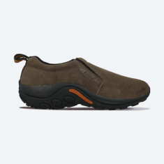 Merrell pantofi de piele intoarsa barbati, culoarea maro