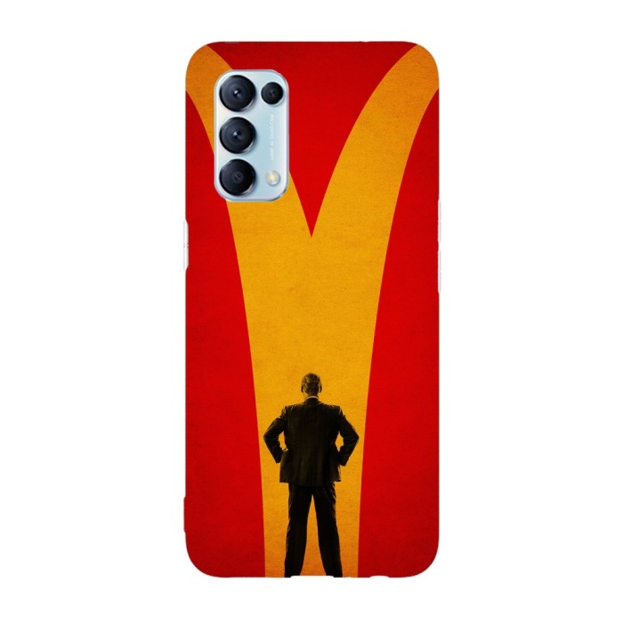 Husa compatibila cu Oppo A74 model McDonald, Silicon, TPU, Viceversa